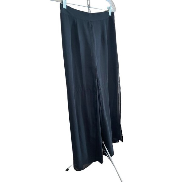 Moda Petite Black Wide-Leg Pants - Picture 3 of 11